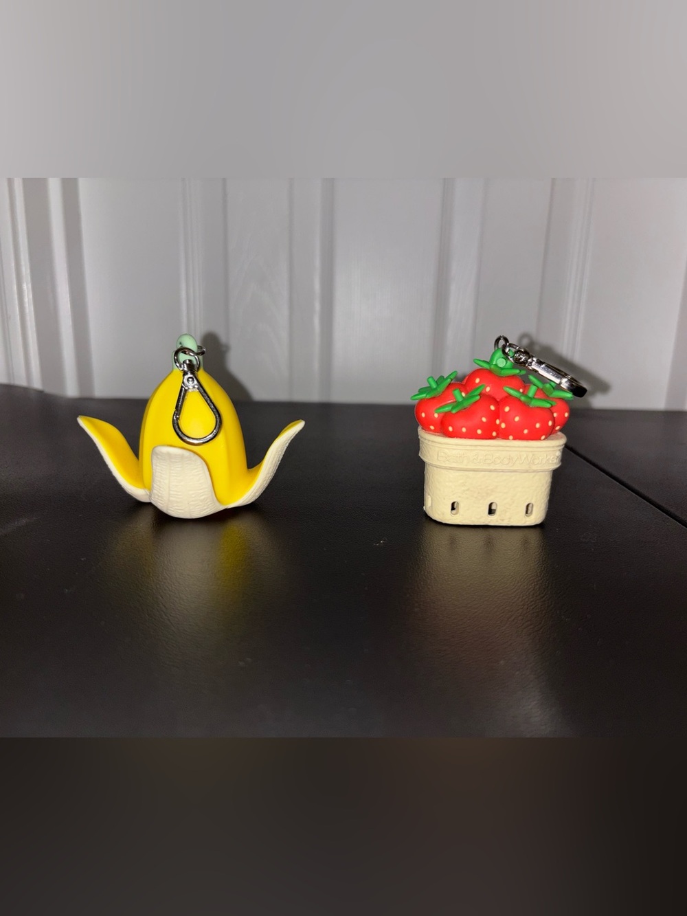Assorted Banana and Berry Basket Duo Hand Sanitizer Holders